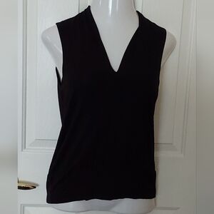 Black jersey V-neck Band bottom